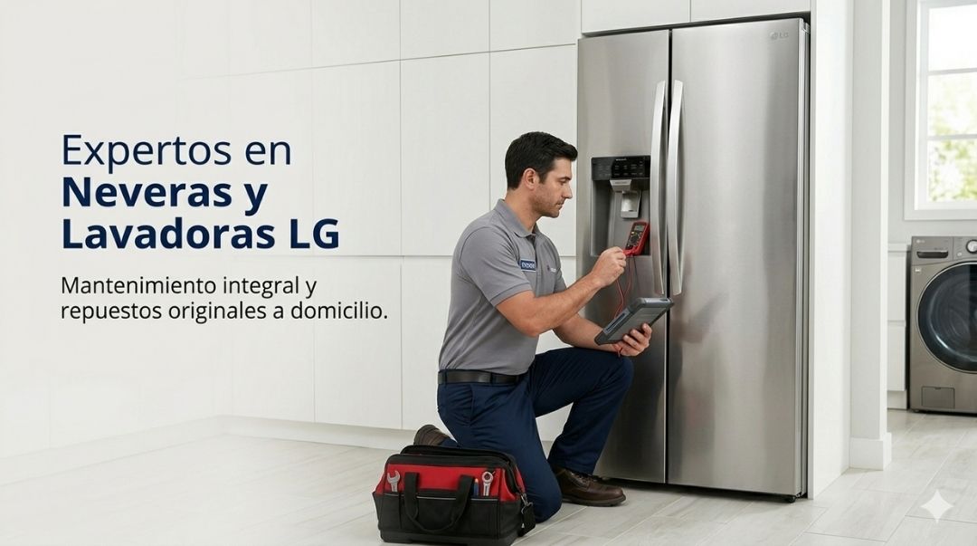 Mantenimiento neveras lg